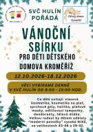 VÁNOČNÍ SBÍRKA PRO DĚTI Z DĚTSKÉHO DOMOVA KROMĚŘÍŽ